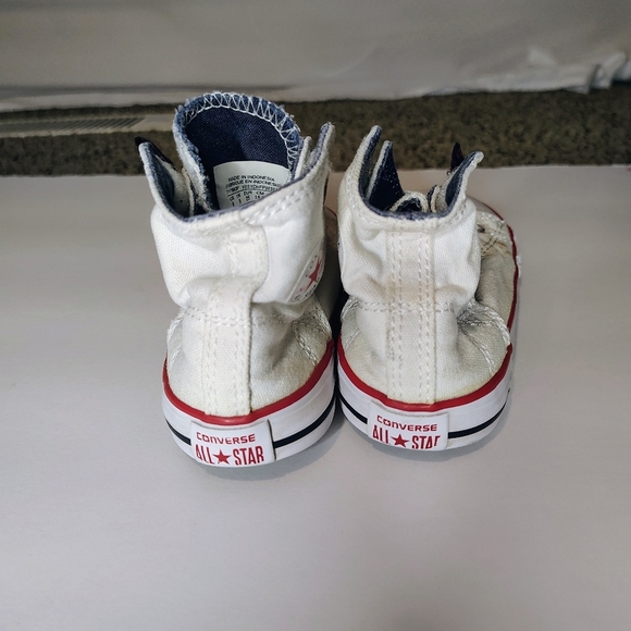 Converse Boys Converse High-Top Sneakers Size 9 - Picture 3 of 5